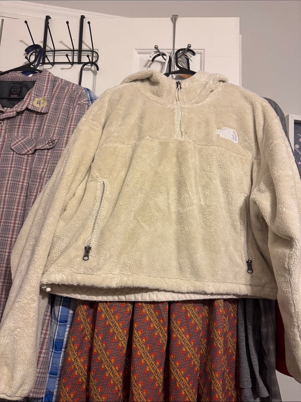 THE NORTH FASE HALF ZIP FLEECE JACKET